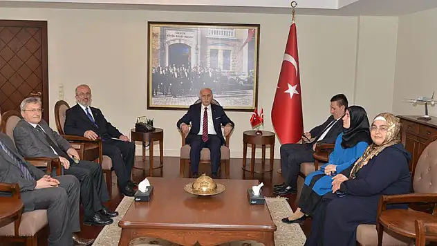 Samsun Müftüsü  Vali Şahin'i Ziyaret Etti