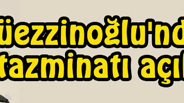 Müezzinoğlu'ndan kıdem tazminatı açıklaması