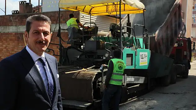  İlkadım asfalt sezonunu açtı 