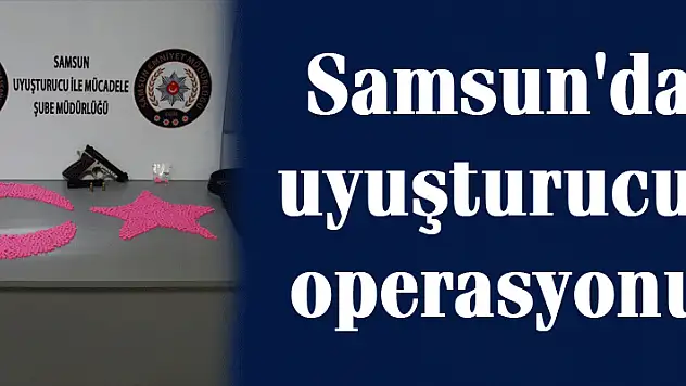 Samsun'da uyuşturucu operasyonu