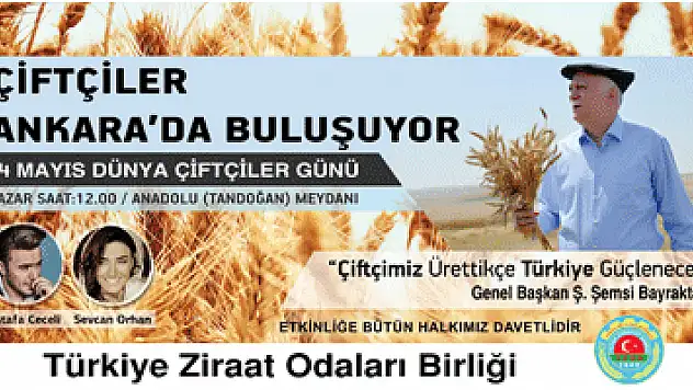 Çiftçiler Ankara'da buluşuyor…