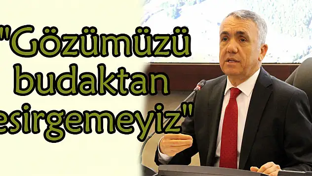 Rektör Bilgiç: 'Gözümüzü budaktan esirgemeyiz' 