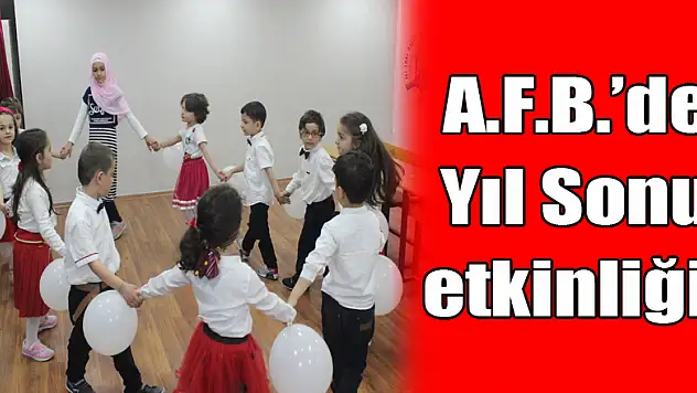 A.F.B.'de Yıl Sonu etkinliği!