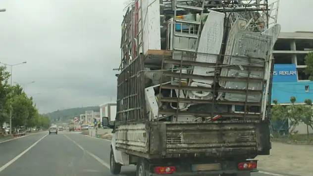 Samsun trafiğinde tehlikeli yolculuk