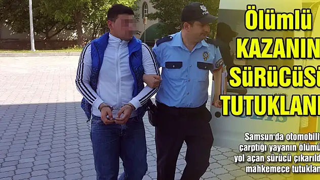 Ölümlü kazanın sürücüsü tutuklandı