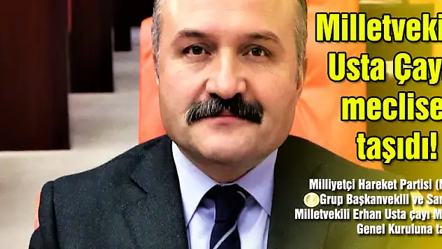 Milletvekili Usta Çayı meclise taşıdı!