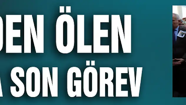 Kanserden ölen doktora son görev