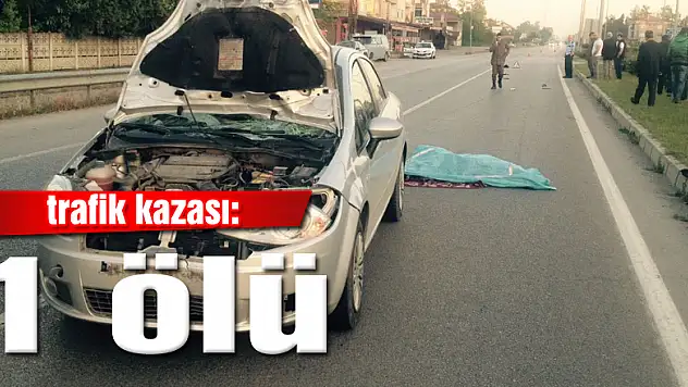 Samsun'da trafik kazası: 1 ölü