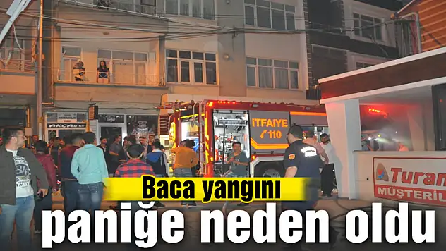 Baca yangını paniğe neden oldu