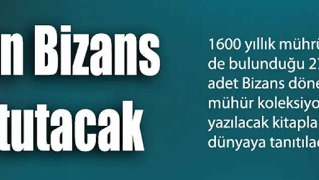 Bu koleksiyon Bizans tarihine ışık tutacak