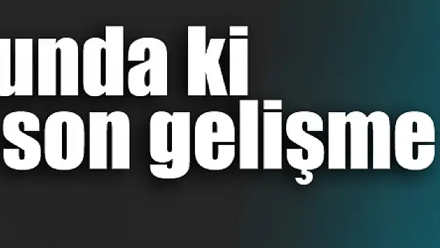 Karayolunda ki faciada son gelişme