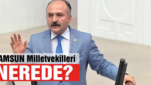 Samsun Milletvekilleri nerede?