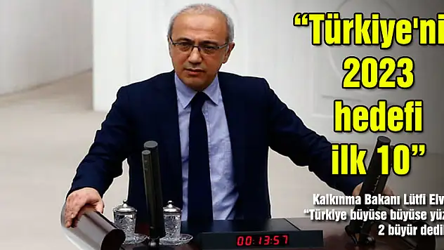 'Türkiye'nin 2023 hedefi ilk 10'
