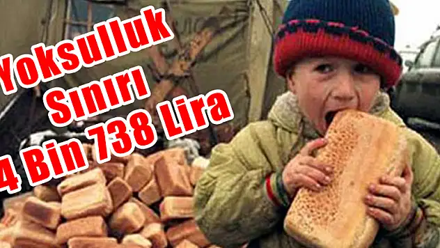 Yoksulluk Sınırı 4 Bin 738 Lira Oldu