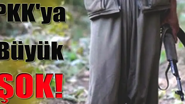 PKK'ya büyük şok! Aranan terörist teslim oldu
