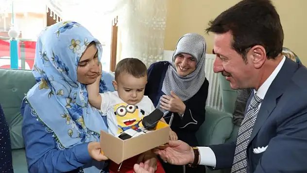 Şehit babasının ismini taşıyan Nuh bebek 1 yaşında 