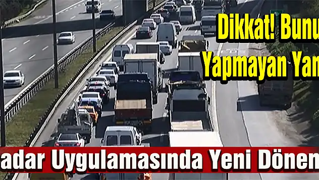 Radar uygulamasında yeni dönem