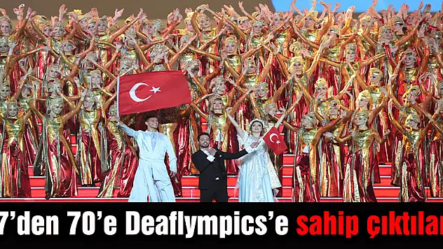 7'den 70'e Deaflympics'e sahip çıktılar