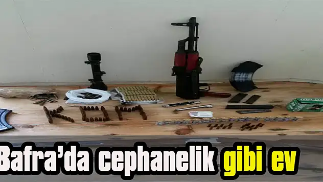 Bafra'da cephanelik gibi ev