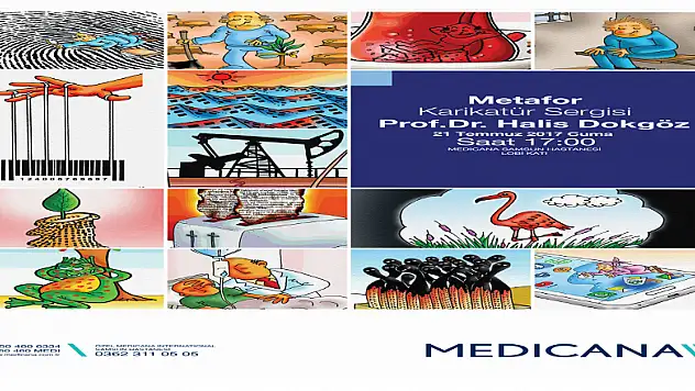 Samsun'da karikatür sergisi