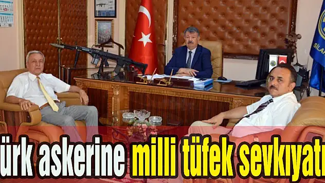 Türk askerine milli tüfek sevkıyatı