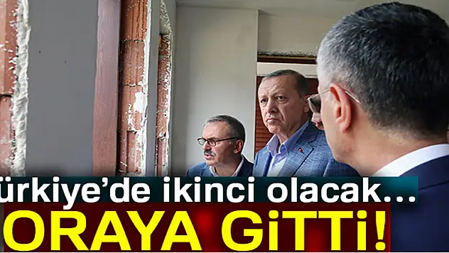 Erdoğan, Rize-Artvin Havalimanı dolgu sahasını inceledi