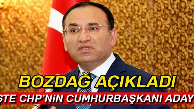 Başbakan Yardımcısı Bozdağ: 'Kılıçdaroğlu Cumhurbaşkanı adayı olacak'