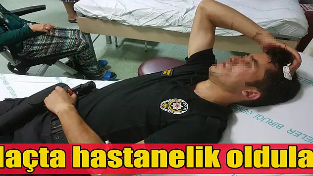 Maçta hastanelik oldular