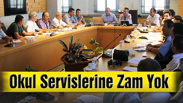 Okul Servislerine Zam Yok