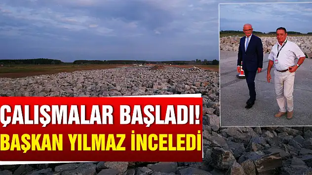Başkan Yılmaz çalışmaları inceledi