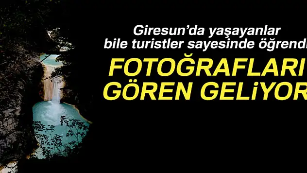 Sodalı Mavi Gölde yüzmek için akın akın geliyorlar