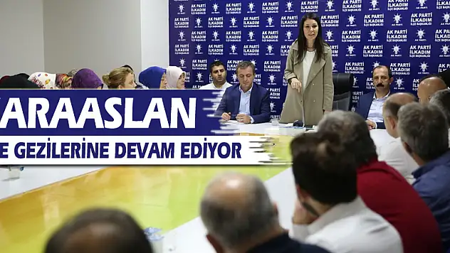 Karaaslan ilçe gezilerine devam ediyor