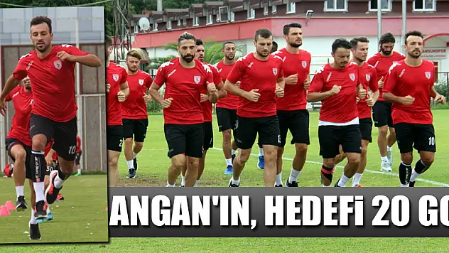 Angan'ın, hedefi 20 gol