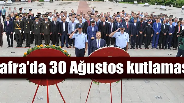 Bafra'da 30 Ağustos kutlaması