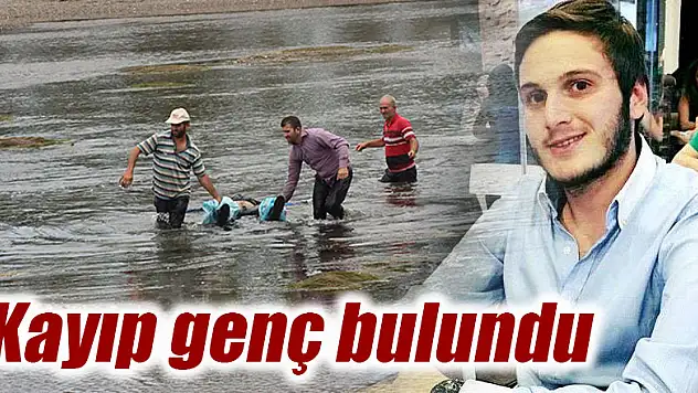Kayıp genç bulundu