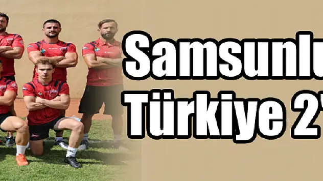 Samsunlu ragbiciler Türkiye 2'ncisi oldu