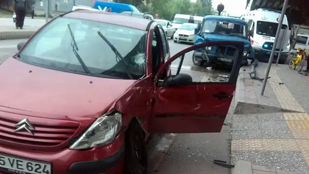 Samsun'da trafik kazası: 1 yaralı