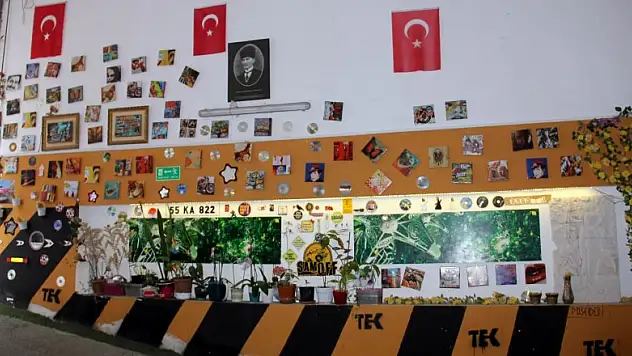  Samsun'da sıradışı bir otopark 