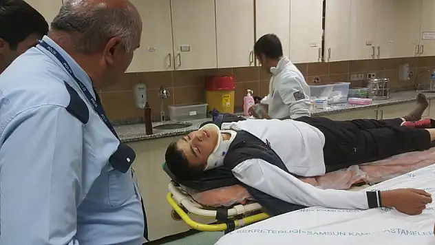 Kamyonetin çarptığı öğrenci yaralandı 