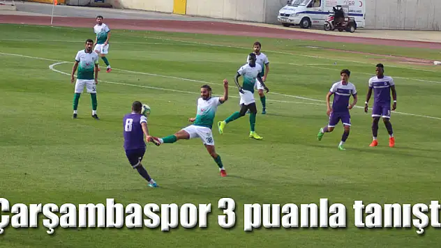 Çarşambaspor 3 puanla tanıştı : 3-2