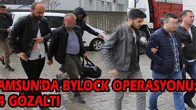 Samsun'da ByLock operasyonu: 14 gözaltı 