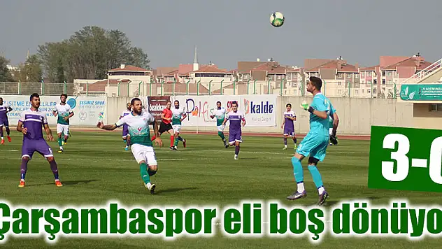 Çarşambaspor eli boş dönüyor