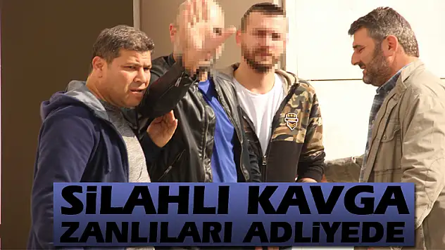 Samsun'da silahlı kavga zanlıları adliyede