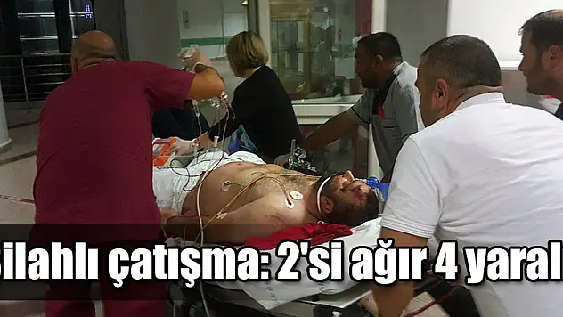 Samsun'da silahlı çatışma: 2'si ağır 4 yaralı
