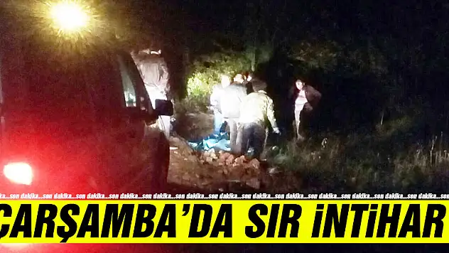 Çarşamba'da Sır intihar