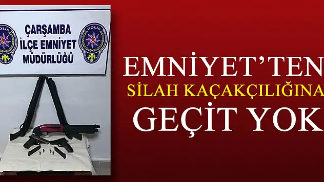 Emniyet'ten silah kaçakçılığına geçit yok
