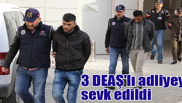 Samsun'da 3 DEAŞ'lı adliyeye sevk edildi 