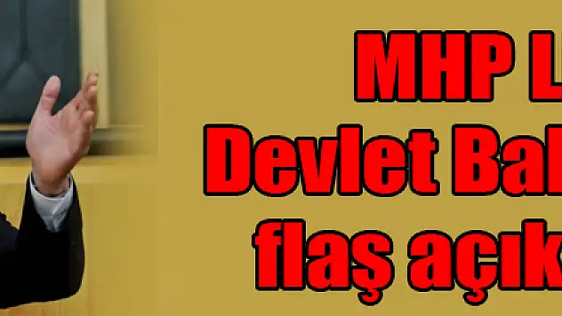 MHP Lideri Devlet Bahçeli'den flaş açıklamalar