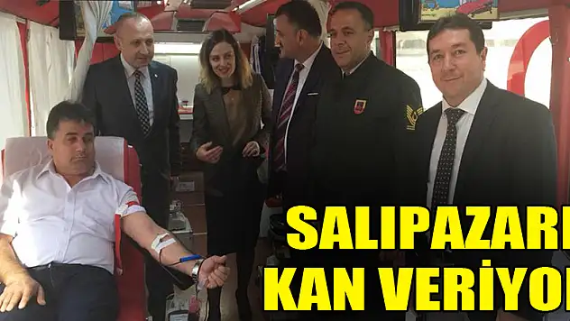 SALIPAZARI KAN VERİYOR