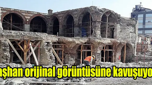 Taşhan orijinal görüntüsüne kavuşuyor